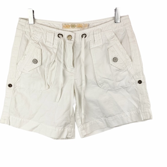 J CREW Classic Twill City Fit Chino Shorts Summer White 2 - Picture 2 of 7